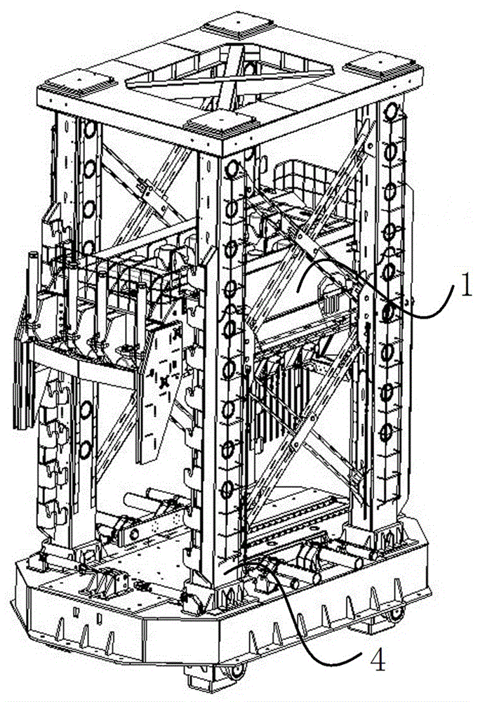 液压支架水平加载箱及液压支架试验台的制作方法
