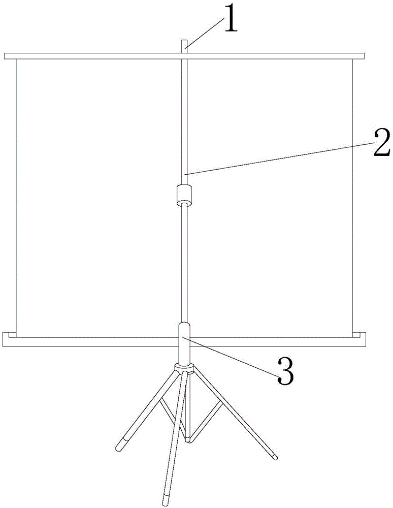 一种新型投影仪幕布架的制作方法