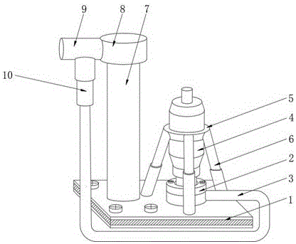 一种中速磨煤机液压缸与储能器连接结构的制作方法