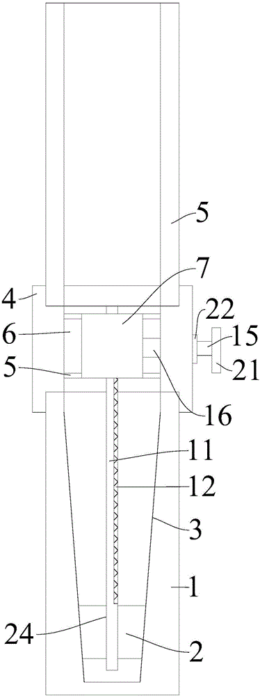 一种具有伸缩式导向杆的转子流量计的制作方法