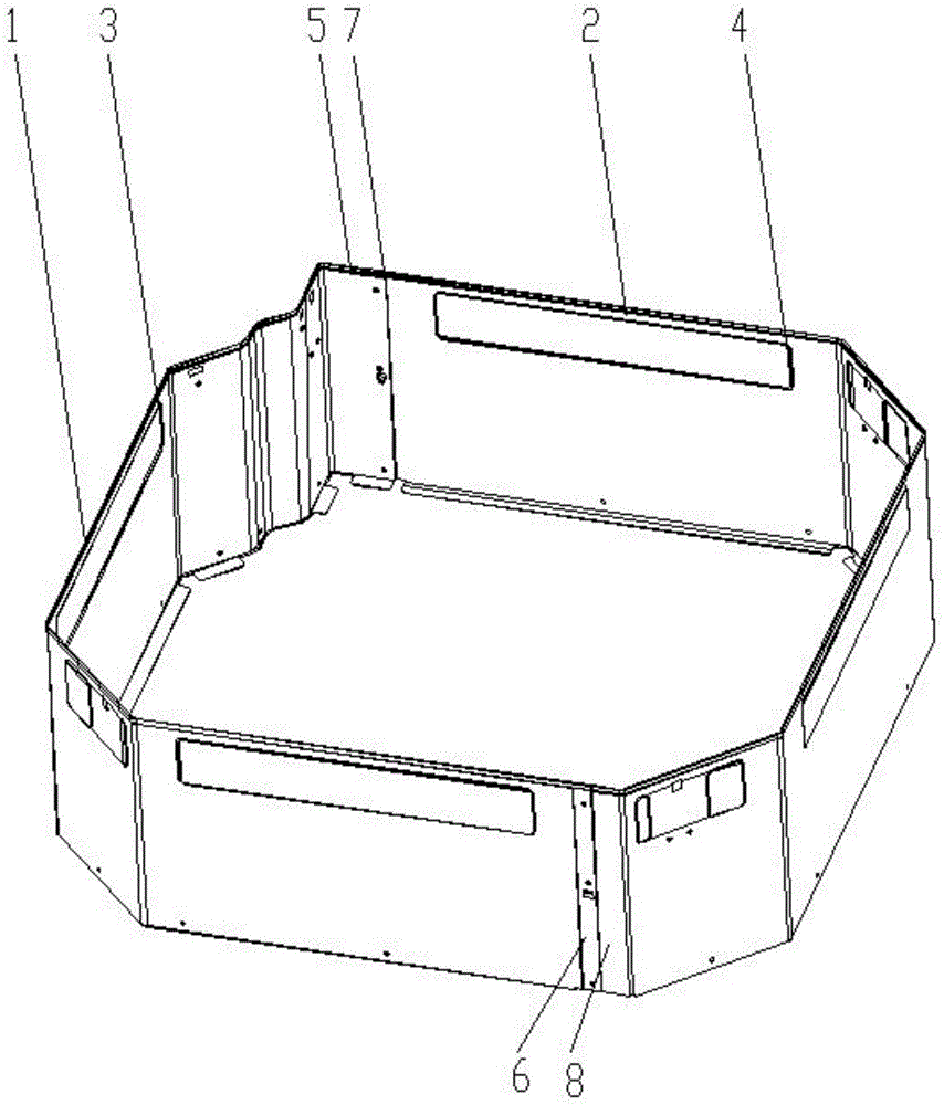 一种吊顶式空调内机围板及其空调器的制作方法