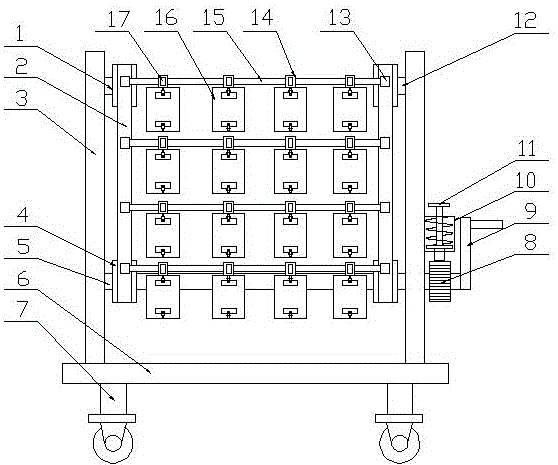 一种经管教学用多功能图片展示板的制作方法