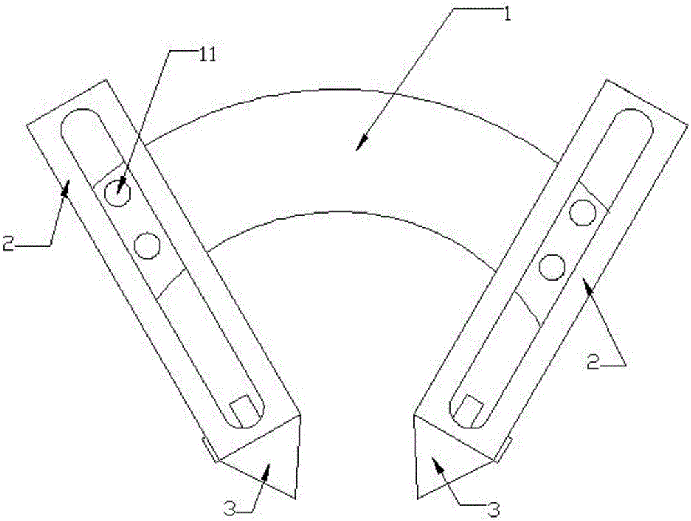 测量轴承套圈锁紧孔角度的量具的制作方法