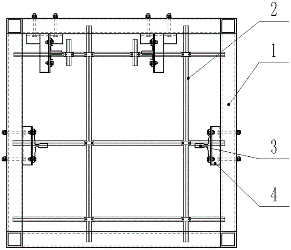一种模块化电梯样板架制作及挂线教学装置的制作方法