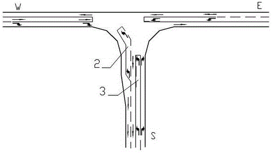 一种提高道路平面三岔路口通行能力的方法与流程