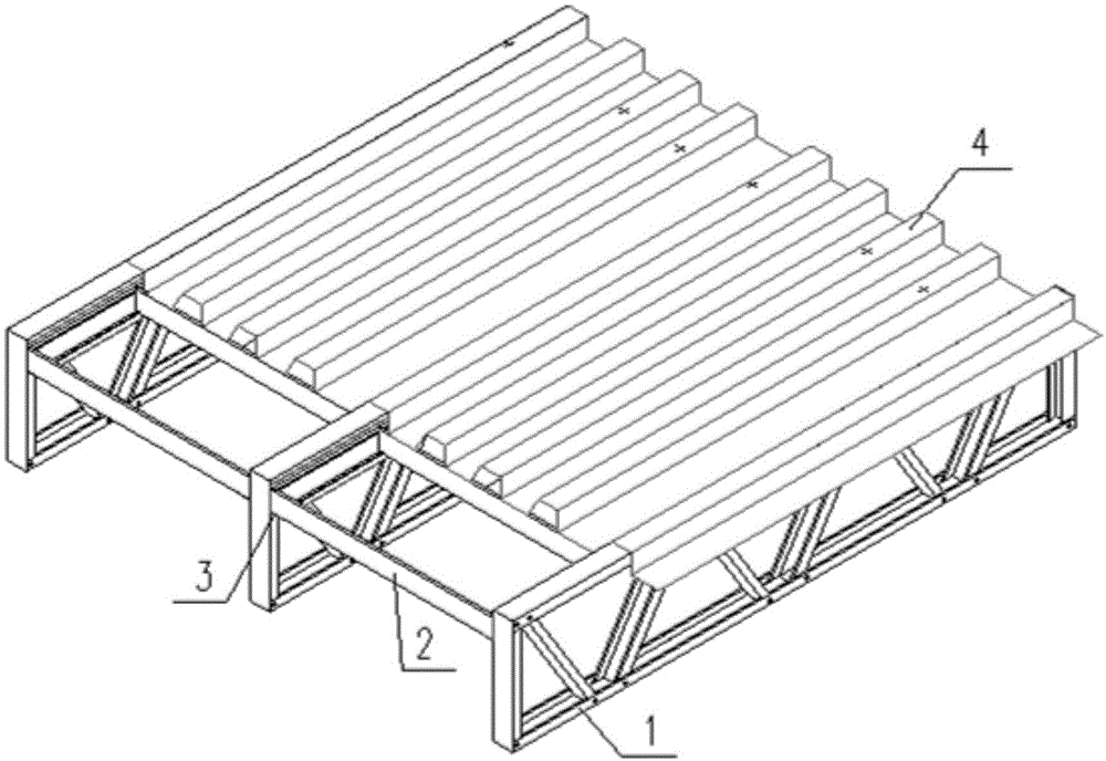 一种装配式轻钢组合楼板及其制作方法与流程