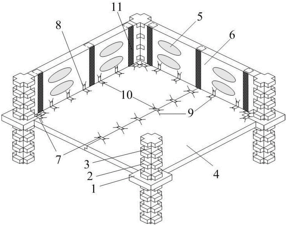 一种全干式预制装配混凝土板柱结构体系的制作方法