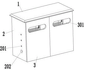 一种JP柜箱体结构的制作方法