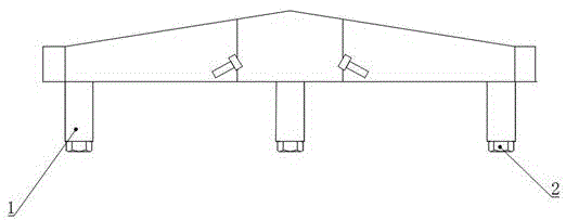 一种道岔尖轨反向调直横梁的制作方法