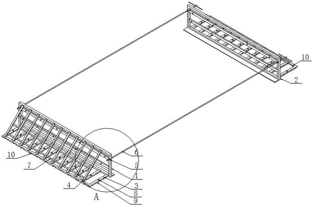 桥梁的盖梁增大截面加固装置的制作方法
