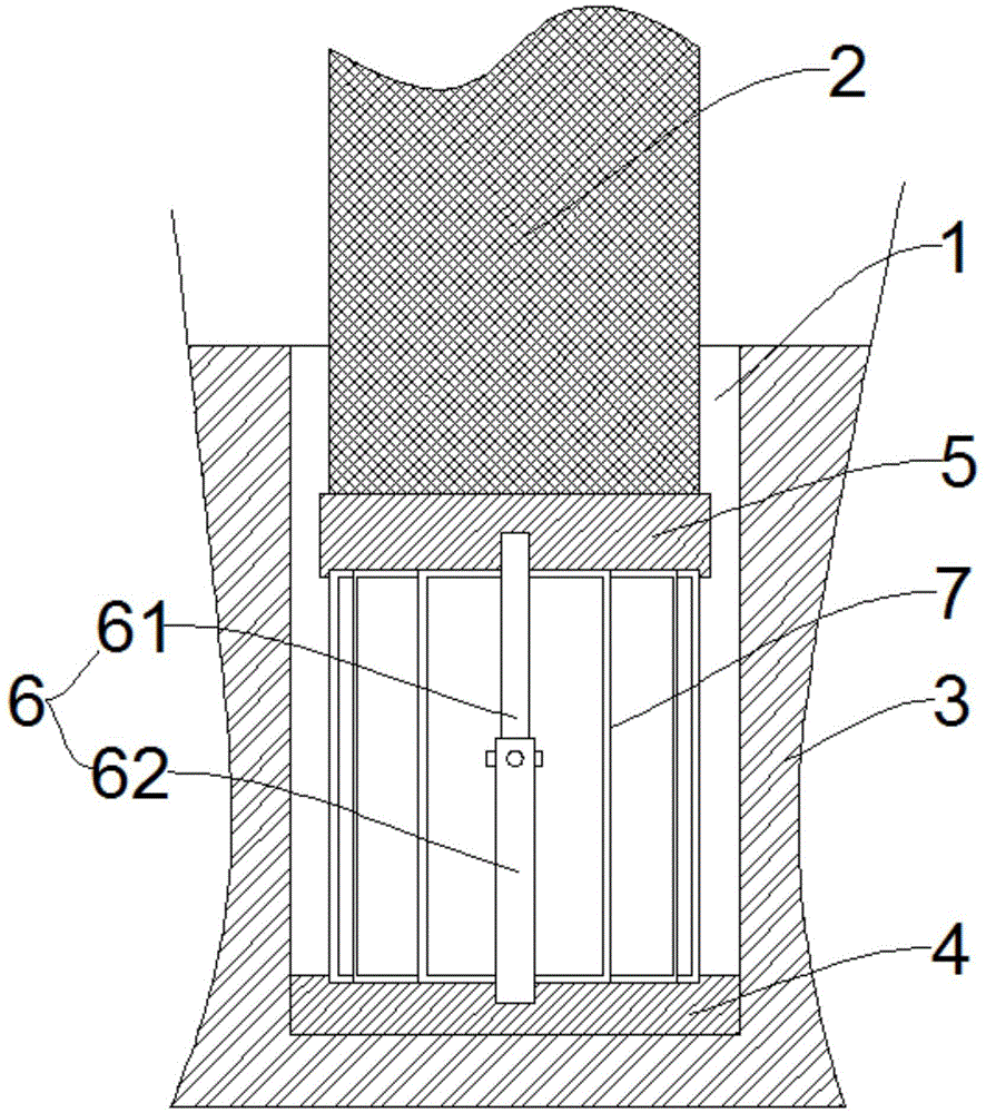 一种大型建筑用钢管混凝土支架基础结构的制作方法