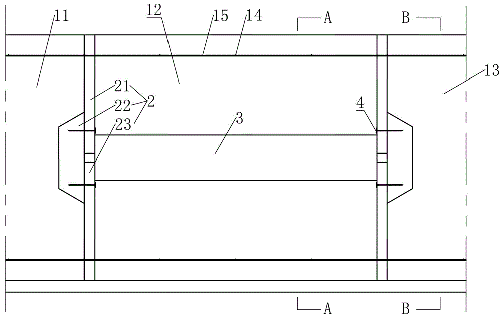 楼板预留后浇带用模具的制作方法