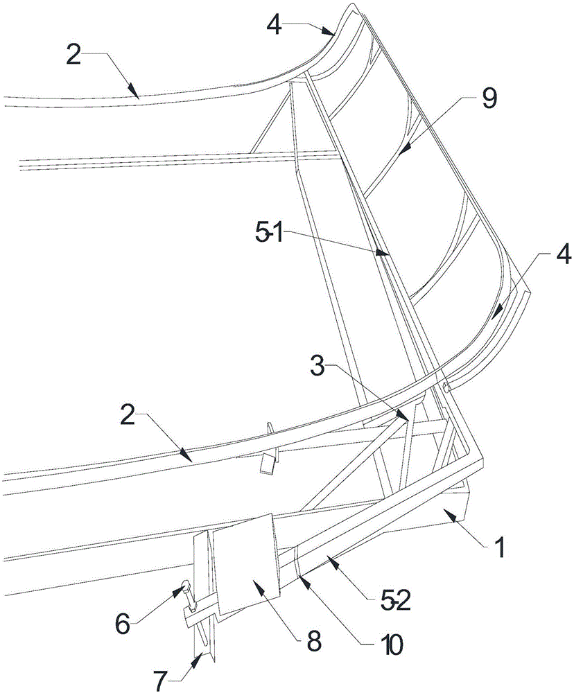 公交车车窗玻璃热熔成型模具的制作方法