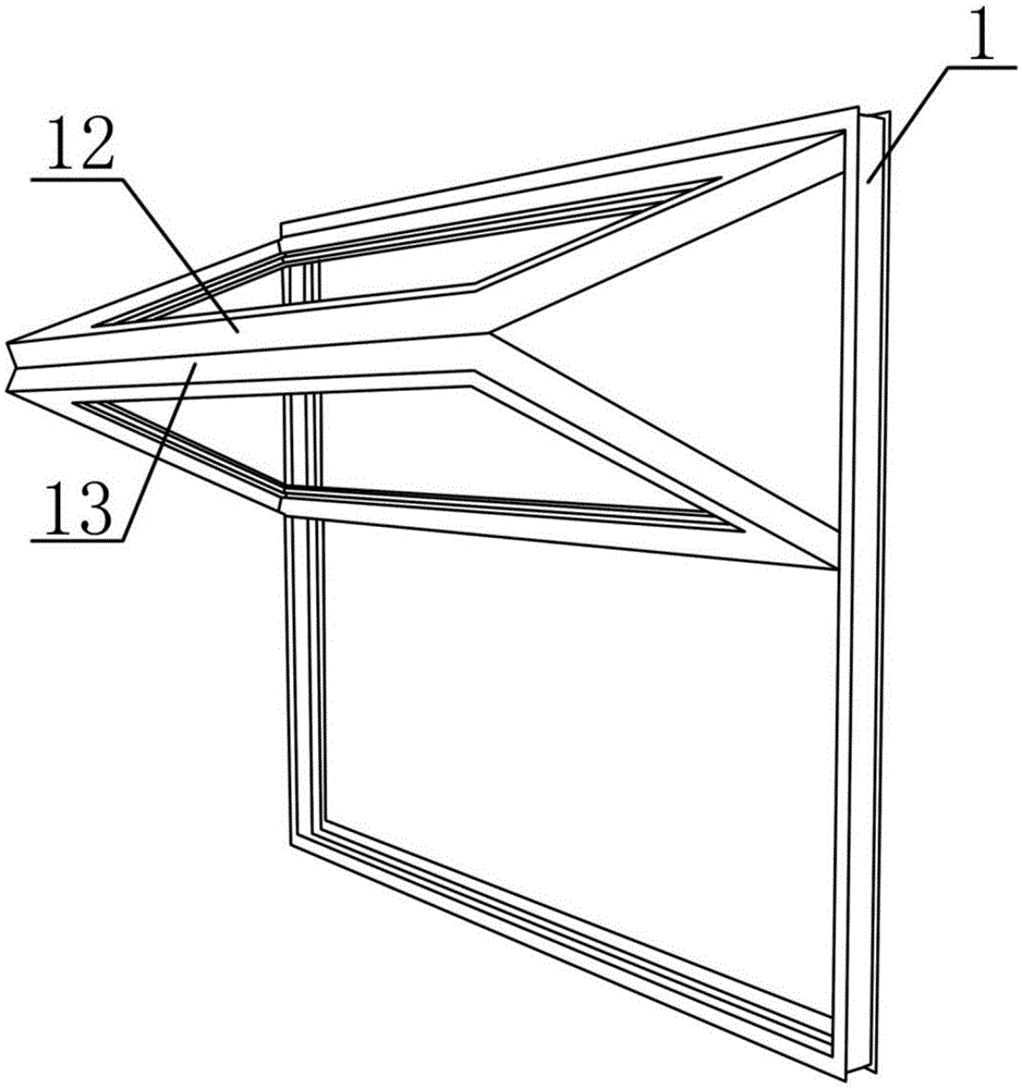 一种折叠窗的制作方法