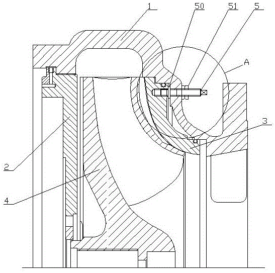 自吸式工艺泵的护板调节机构的制作方法