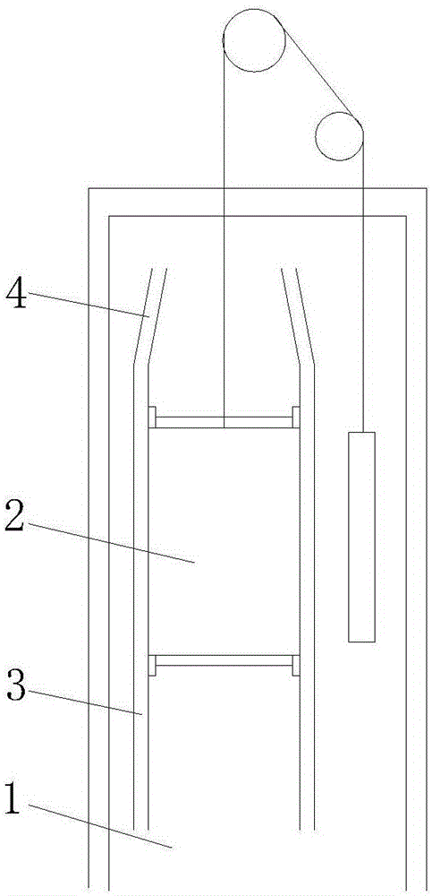 电梯防冲顶装置的制作方法