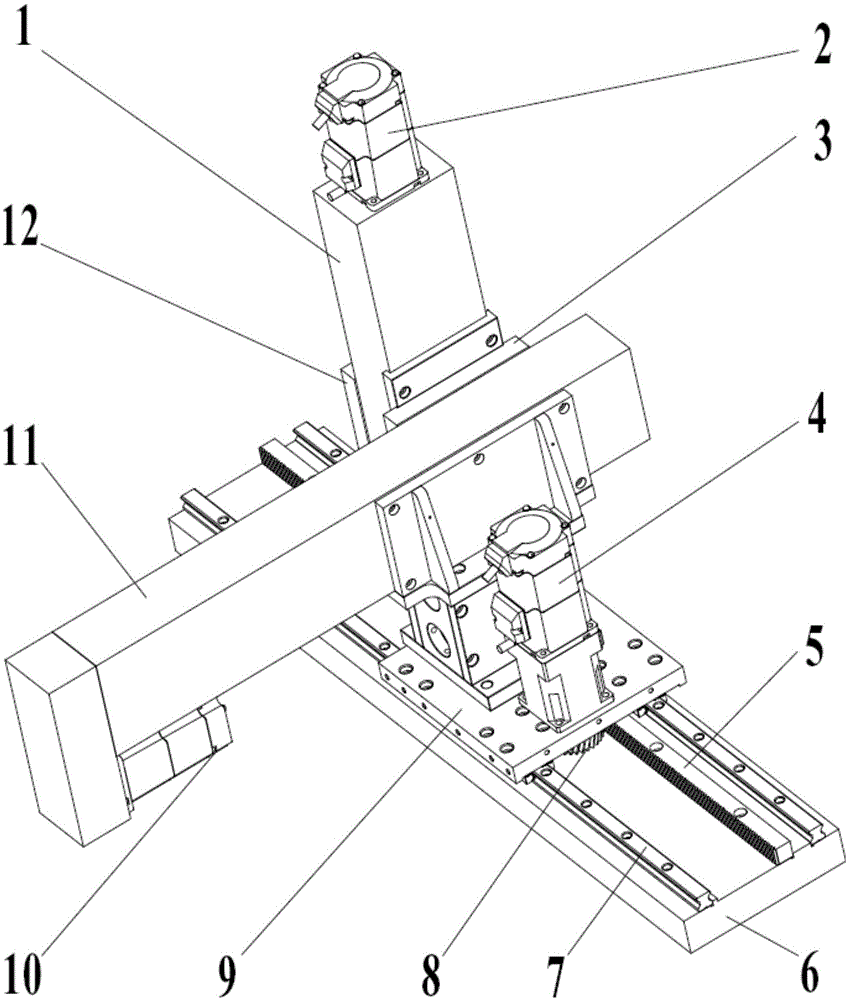 一种光学镜片自动抛光机的三坐标移动组件的制作方法