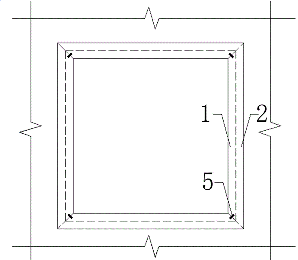 卫生间降板定型弧模的制作方法