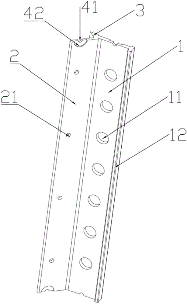 一种混凝土柱子浇注成型系统的阳角边框的制作方法