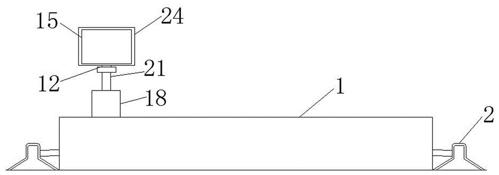 一种北斗系统的公务车检测终端用可移动支座的制作方法