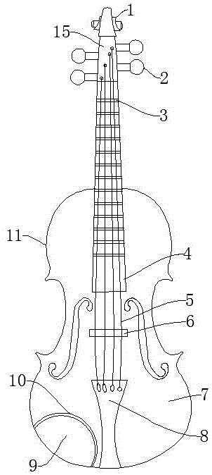 一种简易型小提琴的制作方法