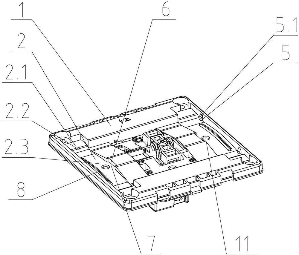 一种固定架结构及其开关的制作方法