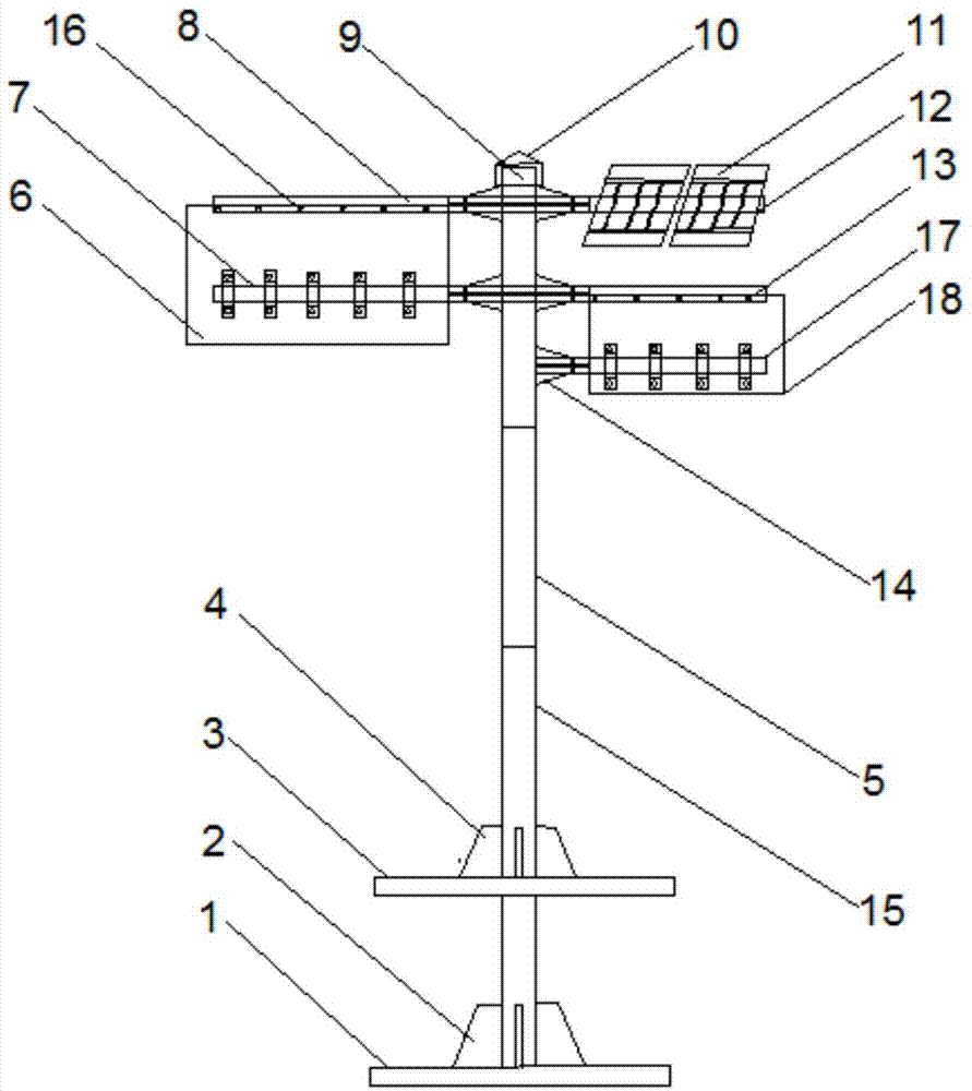 一种市政道路的指路牌安装支架的制作方法