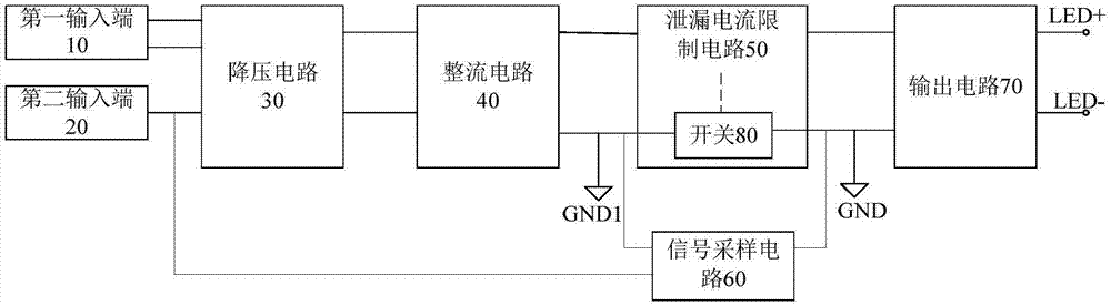 一种兼容电子镇流器和市电的LED驱动电路及LED灯具的制作方法