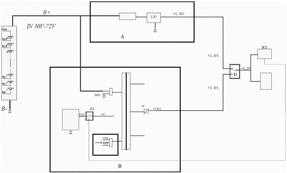 一种基于低功耗的双路电源切换电路的制作方法