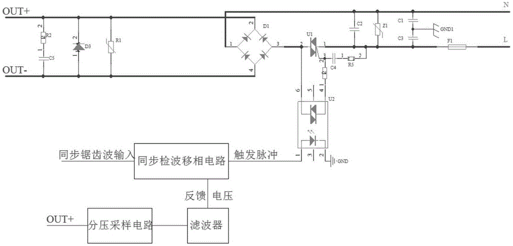 一种可精确稳压的移相控制电梯制动器电源电路的制作方法