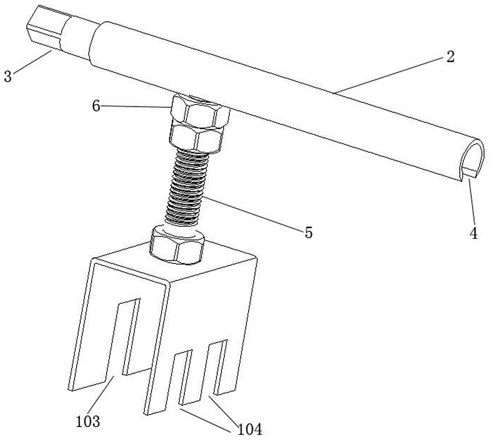一种便携式不停电装拆风力反光驱鸟器装置的制作方法
