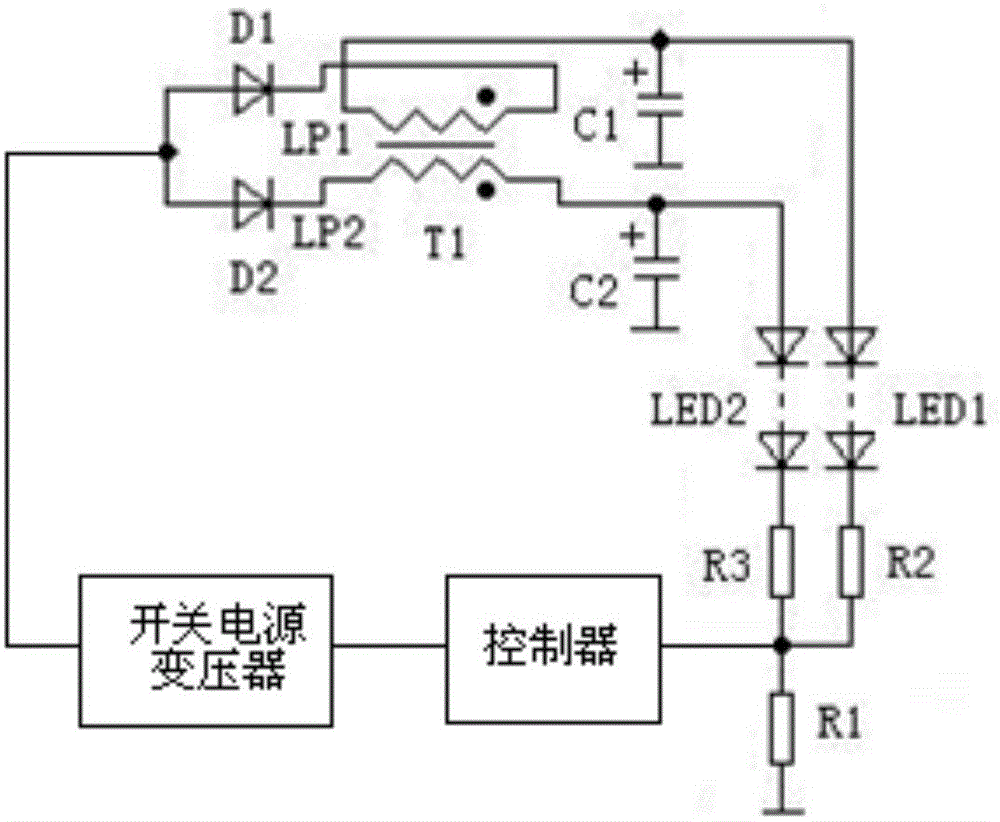 双通道背光控制电路的制作方法