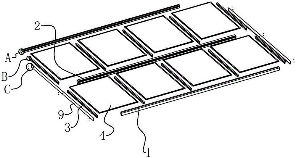 太阳能组件安装支架结构的制作方法