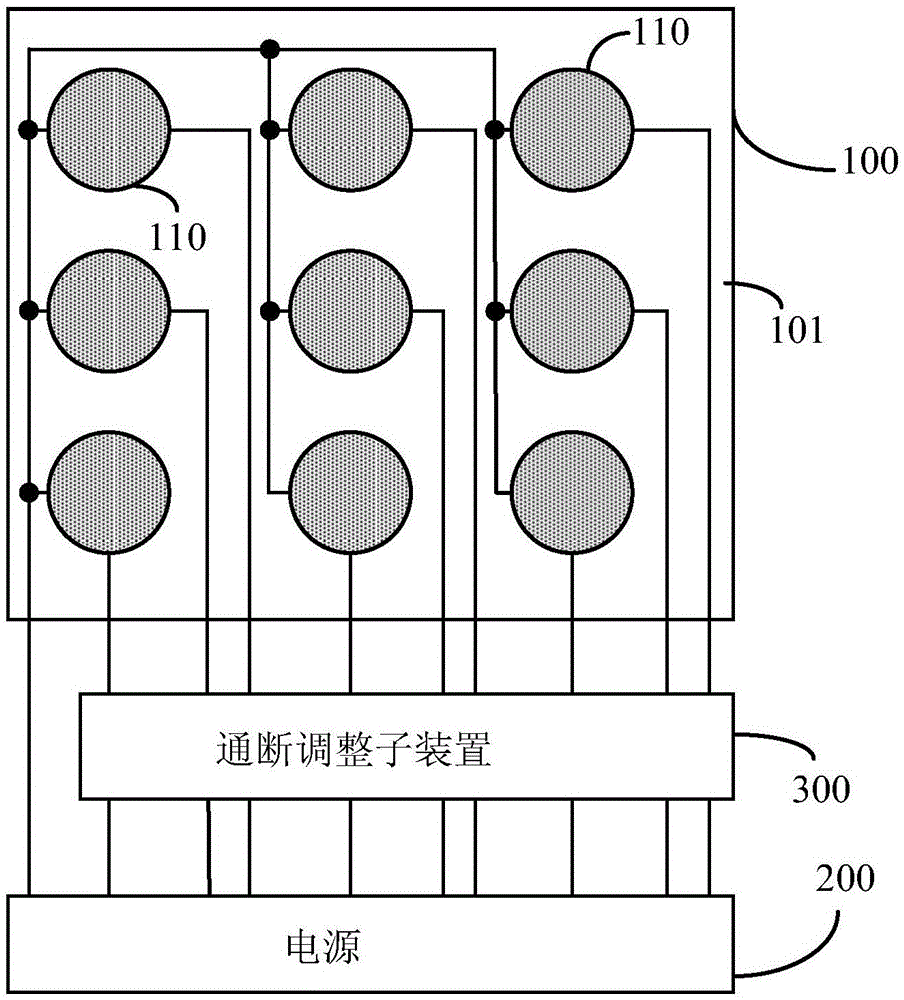 一种用于测试显示面板的背光源装置及治具的制作方法