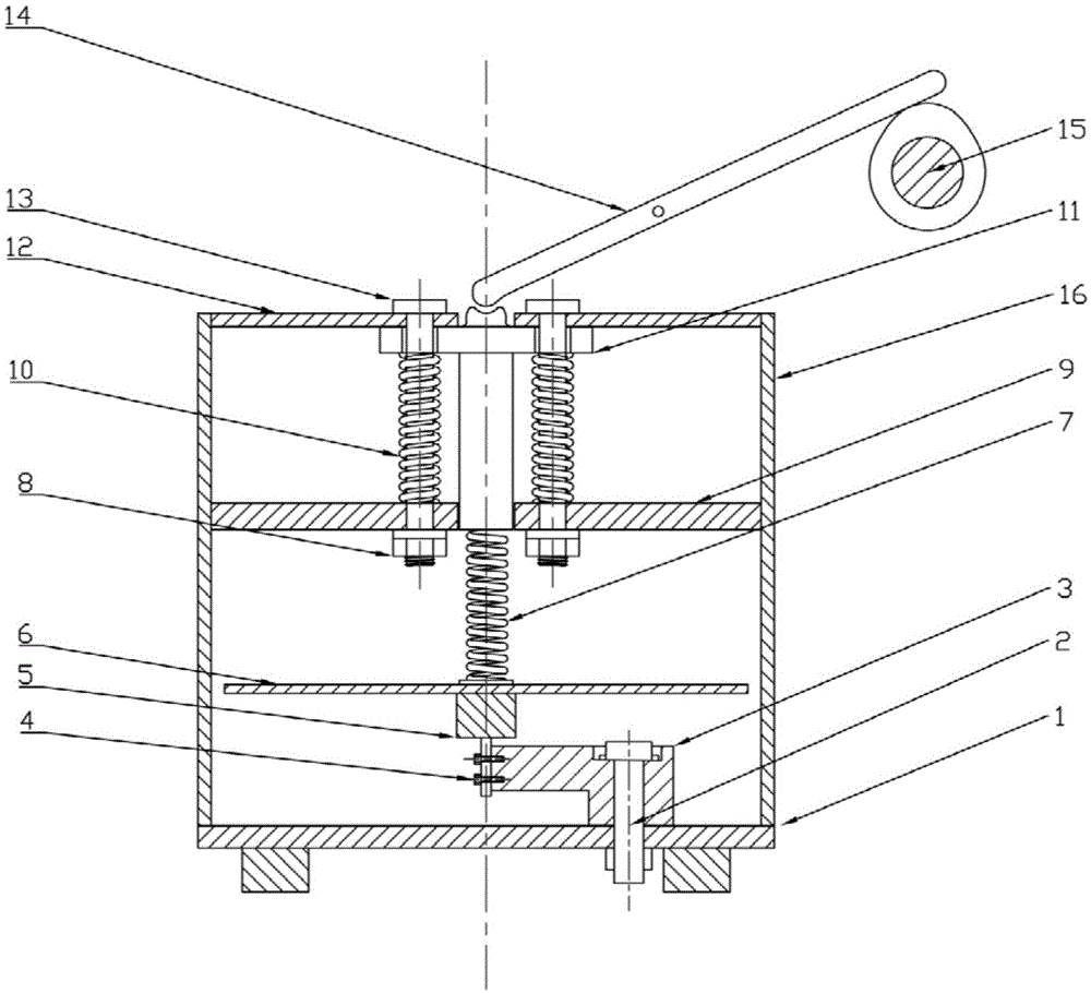 一种弹簧凸轮结构的电阻应变片式压力测量系统的动态响应标定装置的制作方法
