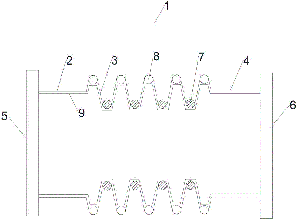 耐真空聚四氟乙烯膨胀节的制作方法