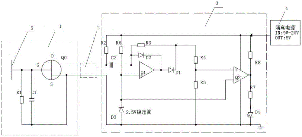 矿用引导式馈电传感器的制作方法