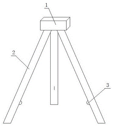 一种新型建筑工程检测三脚架的制作方法