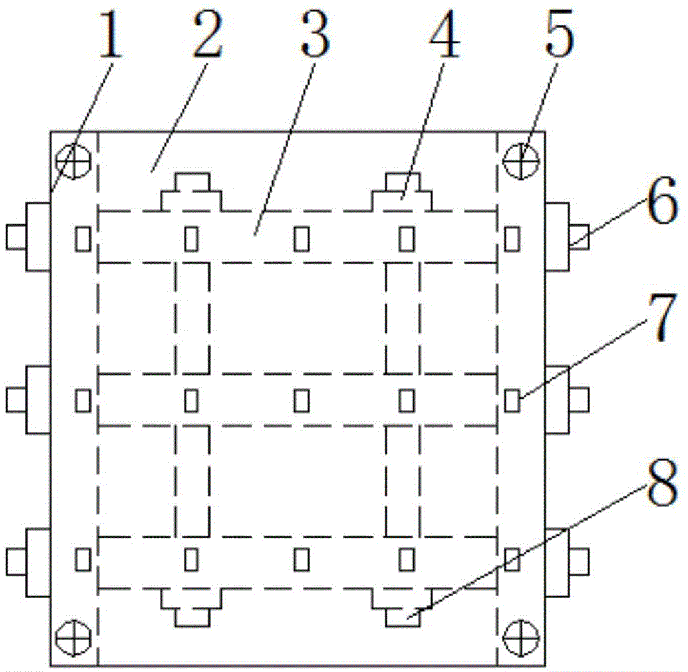 一种建筑工地临时路面铺设钢架结构的制作方法