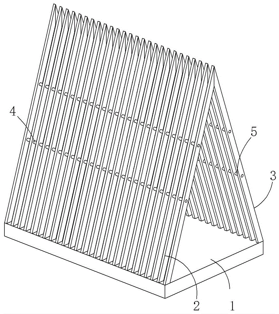 三角形拦污栅的制作方法