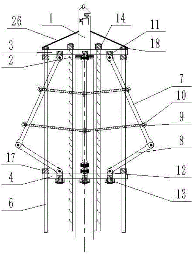 与旋喷锚索同步跟进的被动式有构造型伞状扩大头的制作方法