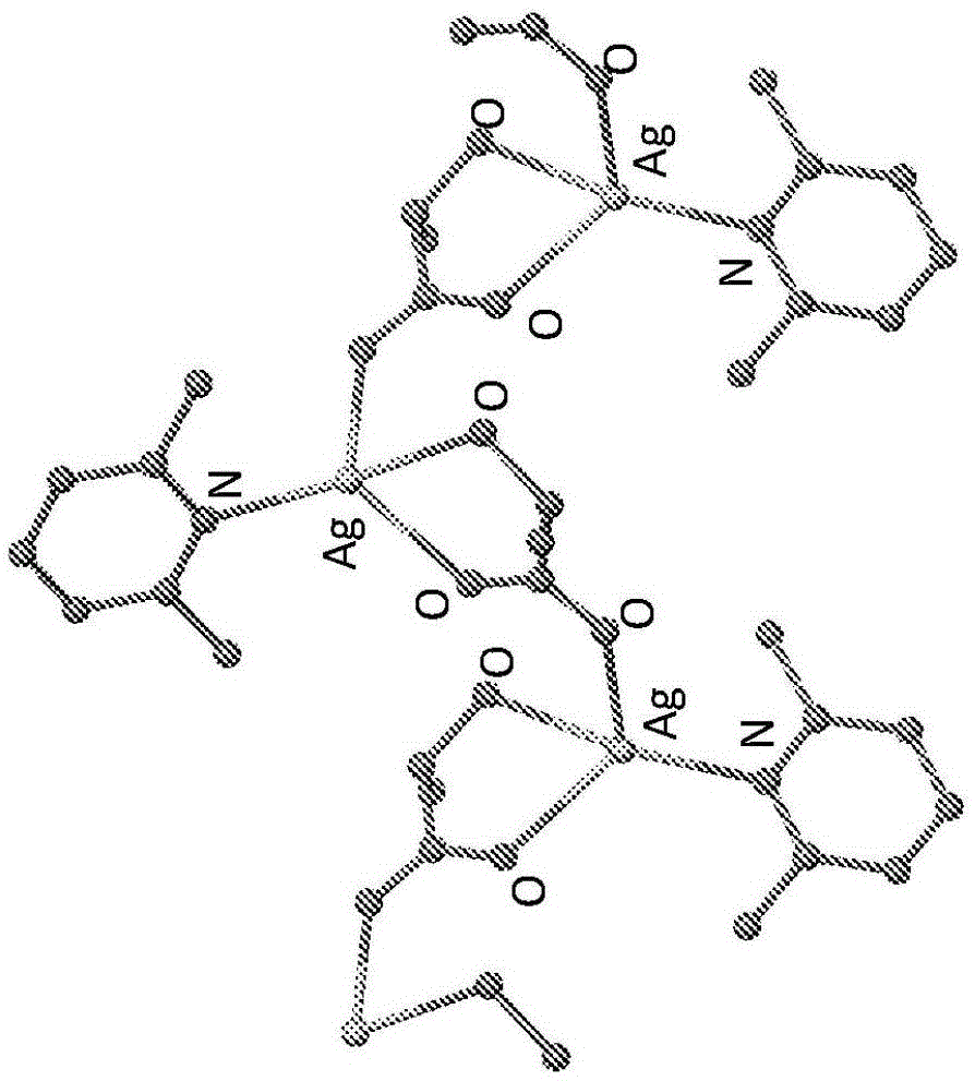 银离子羧酸根N-杂芳香族络合物和用途的制作方法