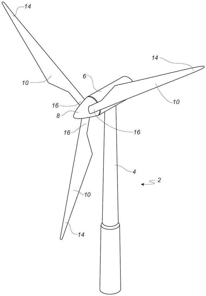 带有尖端锯齿的风力涡轮机叶片的制作方法