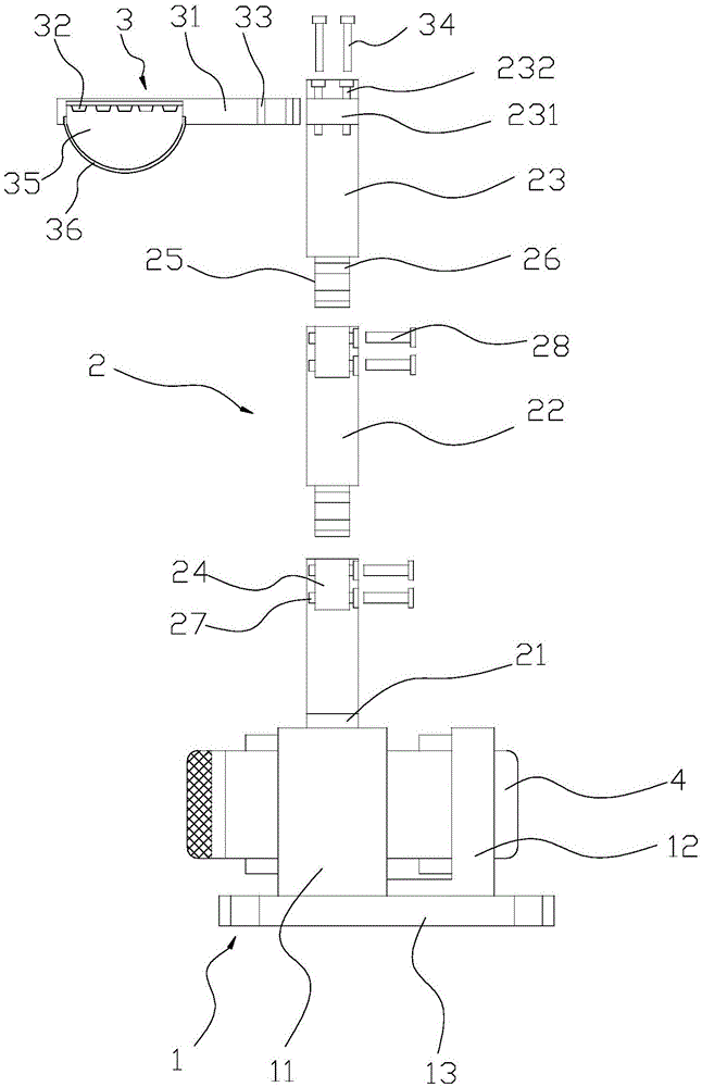 拼装式缓冲路灯的制作方法