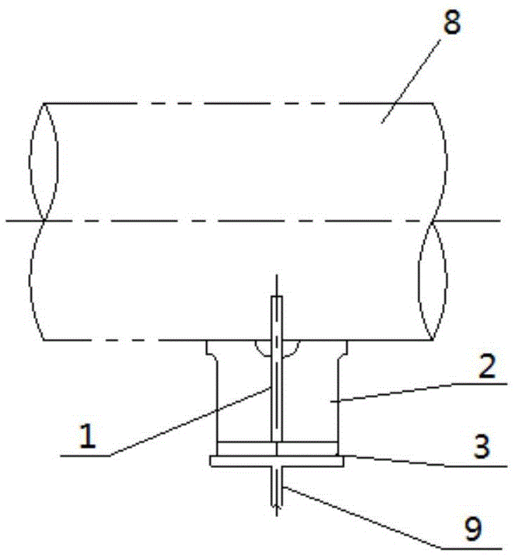 一种用于尾部烟道内集箱的支撑结构的制作方法