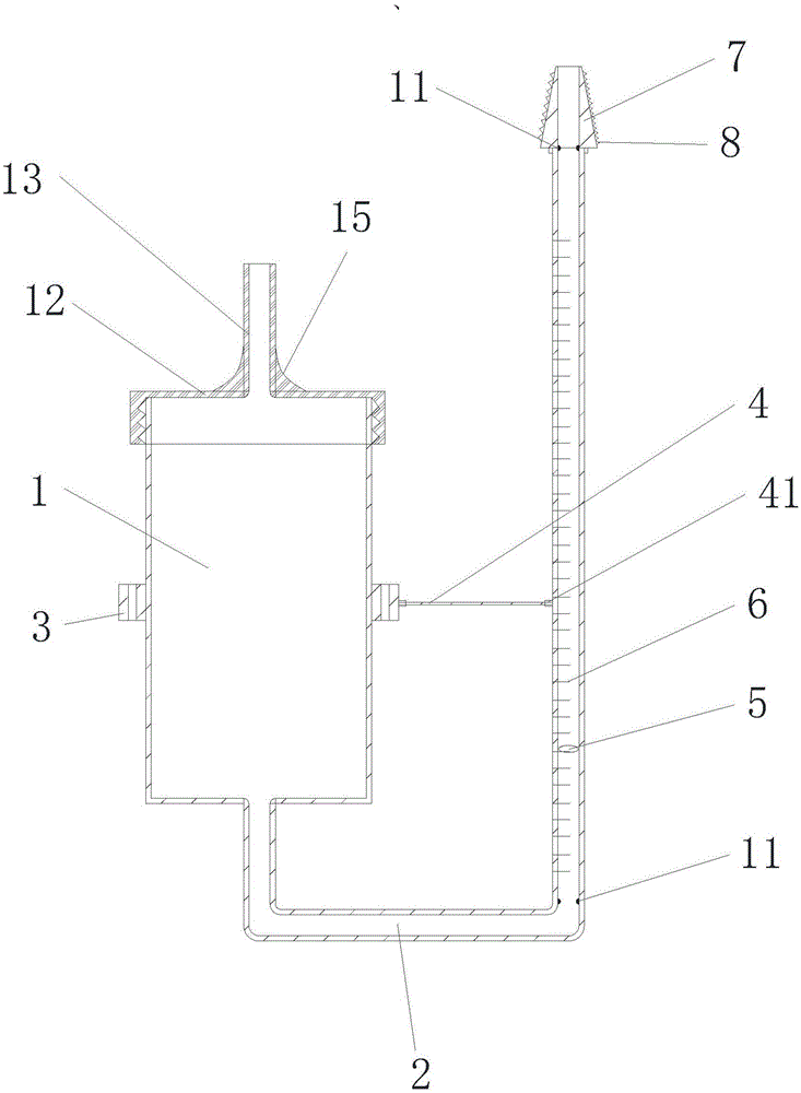 一种远程液位计U型管的制作方法