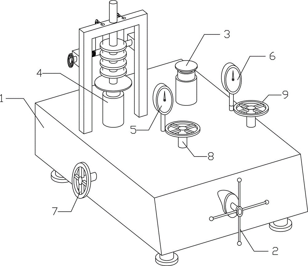 一种活塞式压力计的制作方法