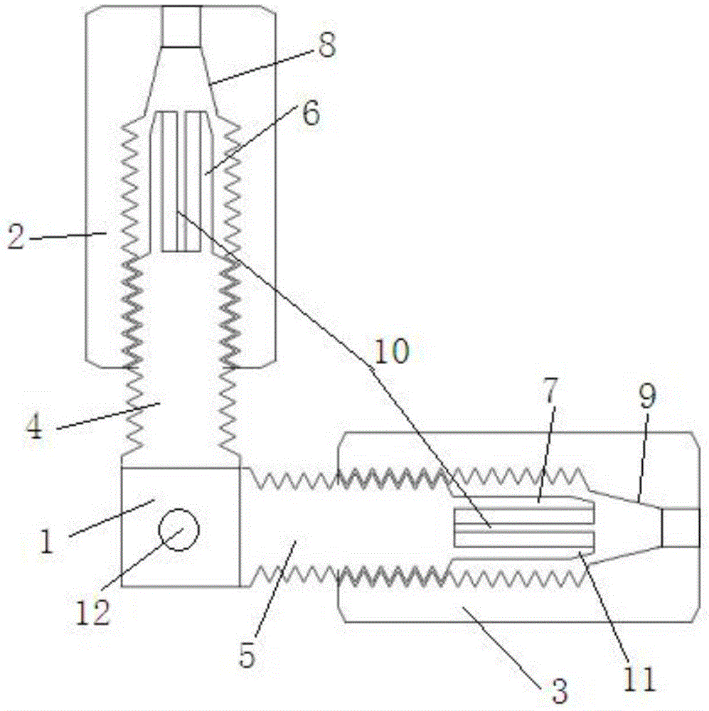 一种圆线导线L型锁紧连接器的制作方法