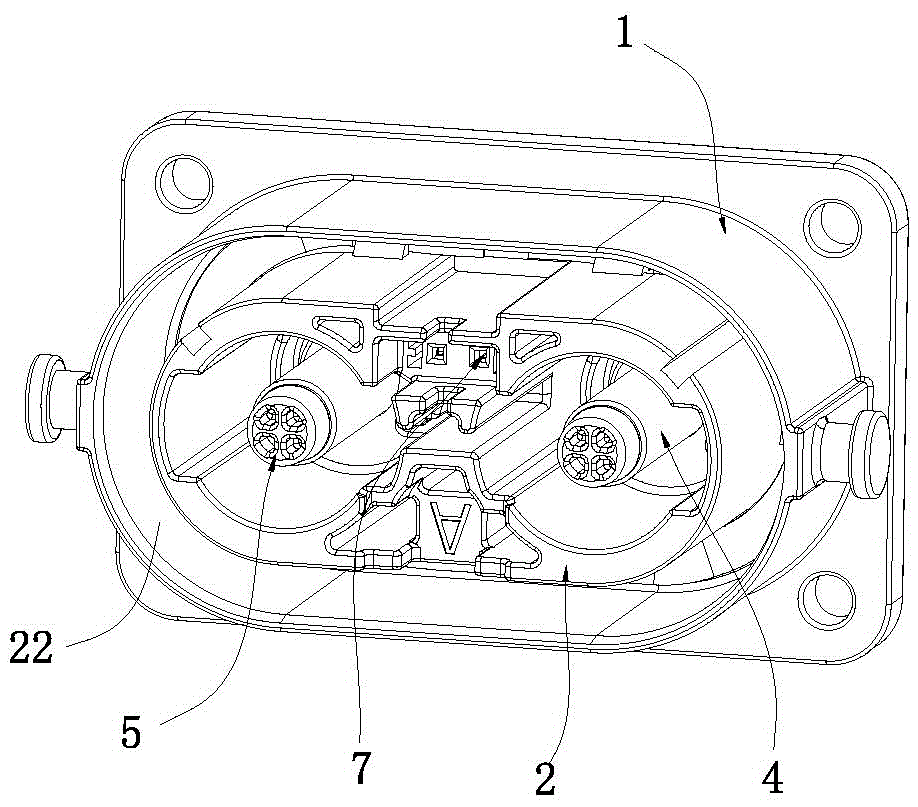 弯头连接器插座结构的制作方法