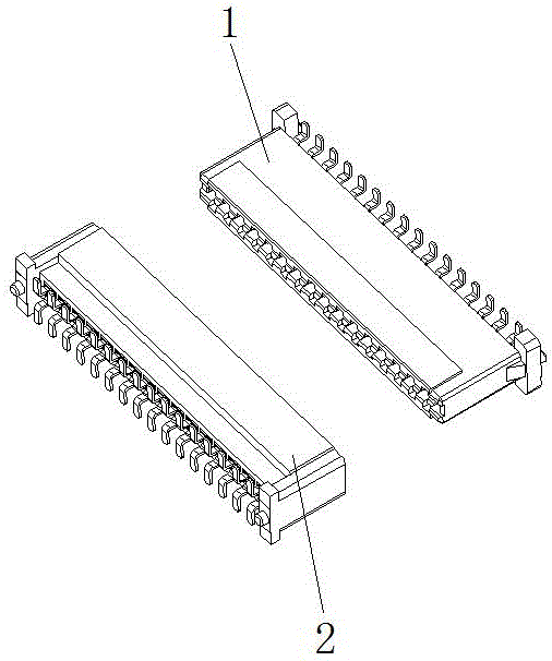 一种2．0间距板对板连接器的制作方法